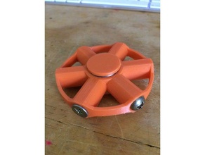 fidget spinner - 2 roulement boulon pondérée jouets & jeux 3d print model - Mito3D