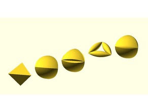 meissner tetraedro per la matematica 3d print model - Mito3D
