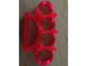 knuckle duster La impresión en 3d 3d print model - Mito3D
