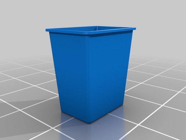 Papierkorb Haushalt trash-bin 3D print model - Mito3D