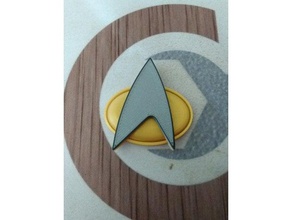 starfleet insignias props empresa star trek sttng 3d print model - Mito3D