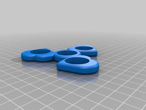 kalp pick-ağırlık fidget bir spinner mekanik oyuncaklar özelleştirilmiş 3d print model - Mito3D