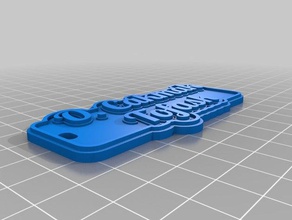 Ey çakmak tofask Anahtarlık özelleştirilmiş 3d print model - Mito3D