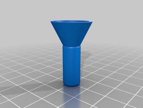 38mm charge well powder funnel 3d printing hpr model rocket rocketry 3d print model - Mito3D