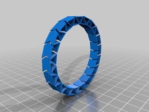 mon bracelet personnalisé customizer v2 mince les bracelets 3d print model - Mito3D