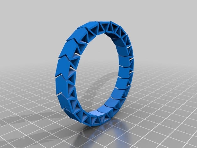 my customized bracelet customizer v2 thickthin bracelets 3D print model - Mito3D