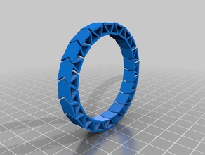 mon bracelet personnalisé customizer v2 thickthin les bracelets 3d print model - Mito3D