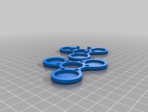 fidget spinner 2 parts covered bearings gadgets 3d print model - Mito3D