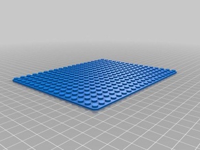 il mio personalizzato lego compatibile con mattoni 20x16x0 33 piastra costruzione di giocattoli su misura 3d print model - Mito3D