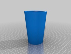 my customized water cup customizer food & drink 3d print model - Mito3D