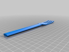 fork 3d printing 3d print model - Mito3D