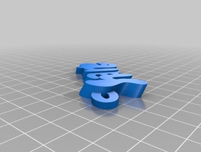 shant organización personalizado 3d print model - Mito3D