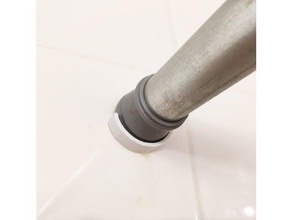 shower curtain rod holder bathroom accessories 3d print model - Mito3D