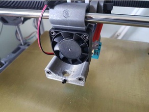 voron bed levelling dial gauge support 40mm fan 3d printer parts 3d print model - Mito3D