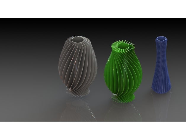 vase Dekor Dekoration Blumen-vase 3D print model - Mito3D