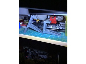 pied de lampe d'éclairage travail outils la lumière 3d print model - Mito3D