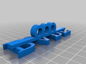 meu personalizados chefe multiring cutomizable anéis personalizado 3d print model - Mito3D