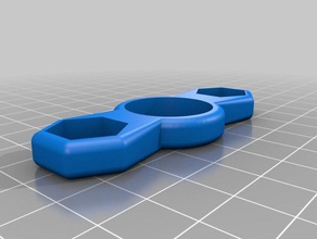 3 8 Nuss spinner 2 Strahlen Spielzeug & Spiele kundengebundene 3d print model - Mito3D