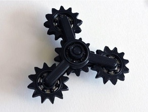 gear spinner - fidget hand 3d printing 3d print model - Mito3D