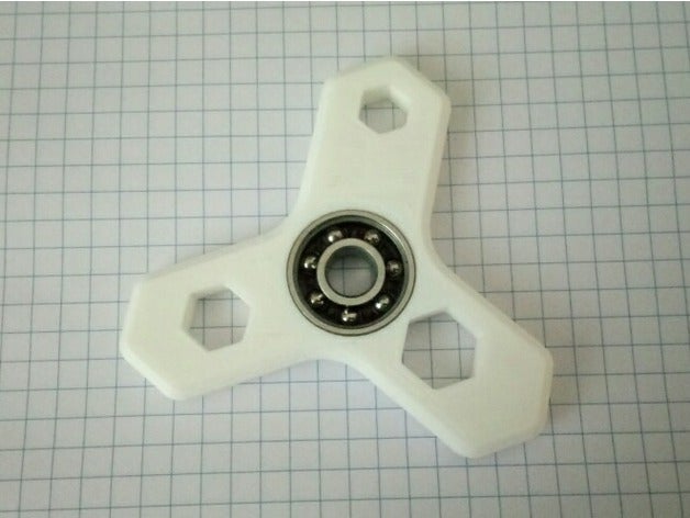 hex spanner wrench fidget spinner - customisable hand tools customizer metric parametric socket tool 3D print model - Mito3D