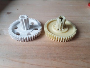 gear reductor child electric car replacement parts openscad 3d print model - Mito3D