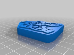 meu carimbo personalizado-o-matic sinais e logotipos personalizado 3d print model - Mito3D