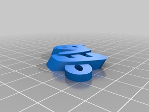eva organização personalizado 3d print model - Mito3D