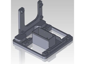 zowimanoid de la junta adaptación La impresión en 3d freaduino funduino zowi 3d print model - Mito3D