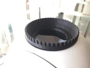 sony ipela bricolage filtre polarisant adaptateur de l'électronique vidéosurveillance cctv lens rz25p 3d print model - Mito3D