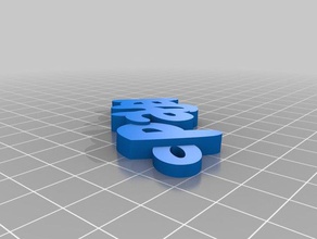 payal organização personalizado 3d print model - Mito3D