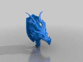 alduin dragon 3d stl model elder scrolls skyrim toy & game accessories dragons 3d print model - Mito3D
