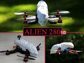 alien 280 r c vehicles drone helipal 3d print model - Mito3D