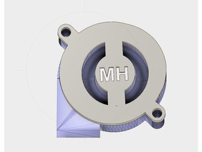 fancover anet a8 nossle fã A impressão 3d partes atualização ventilador radial tampa 3d print model - Mito3D