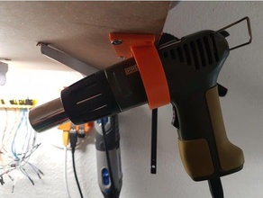 proxxon mh550 heat gun holder diy blower 3d print model - Mito3D