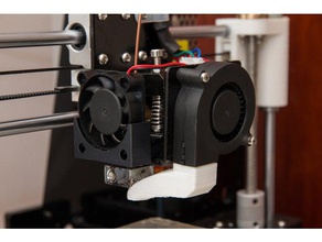 anet a8 easy removable extruder cooling fan 3d printer parts 40mm mods upgrade upgrades 3d print model - Mito3D