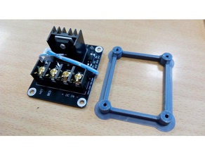 25a power transistor mount spacer 3d printer parts module 3d print model - Mito3D