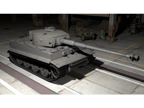 tiger Fahrzeuge deutscher Panzer heavy tank tank-Modell 1 Welt tanks 3d print model - Mito3D