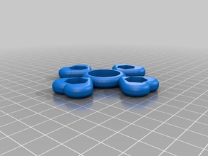 meu personalizados coração &lt 3 valentine escolher-um-peso fidget giratório mecânico de brinquedos personalizado 3d print model - Mito3D