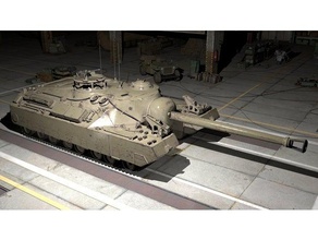 t95 Fahrzeuge Modell tank destroyer Welt tanks 3d print model - Mito3D