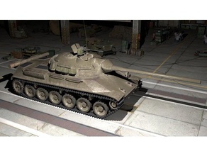 tvp t50 51 vehicles czechoslovakian medium tank model tanks world 3d print model - Mito3D