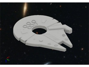 century hawk toys & games fidget spinner toy spaceship 3d print model - Mito3D