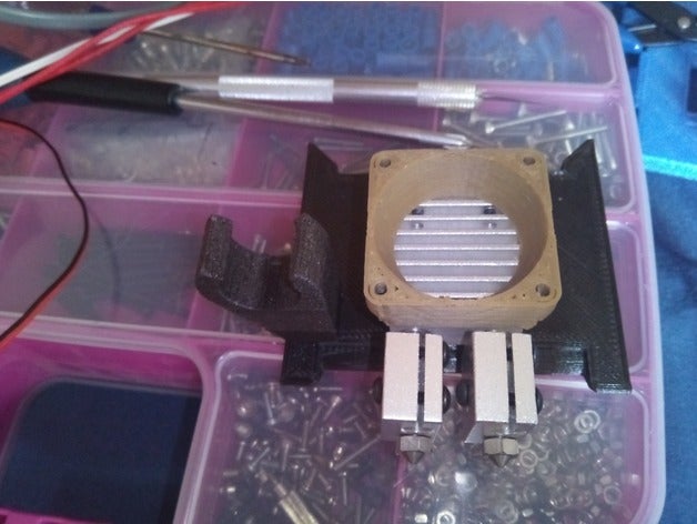 quick-fit intercambiáveis placa e3d quimera cyclops 18 mm capacitivo e indutivo sonda Impressora 3d de peças vulcão lukie80 sensor 3D print model - Mito3D