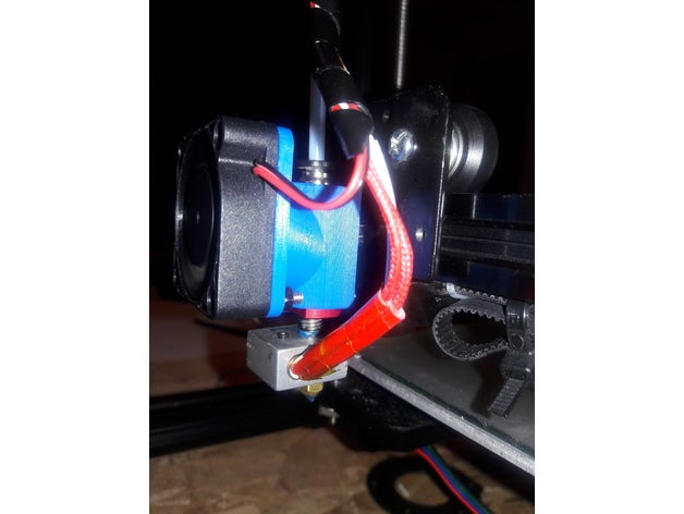 tronxy x3 extrusora ventilador de refrigeración la cubierta Impresora 3d las piezas hotend x3a 3D print model - Mito3D