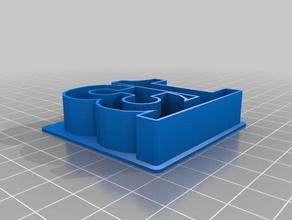 kurabiye cutter13 mutfak ve yemek özelleştirilmiş 3d print model - Mito3D