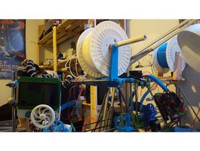 filamento titolare protomaker mendel Stampante 3d parti estrusore della bobina di spool stand 3d print model - Mito3D