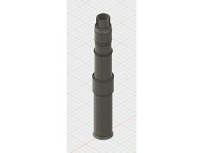 airsoft barile extender sport & fitness all'aperto softair 3d print model - Mito3D