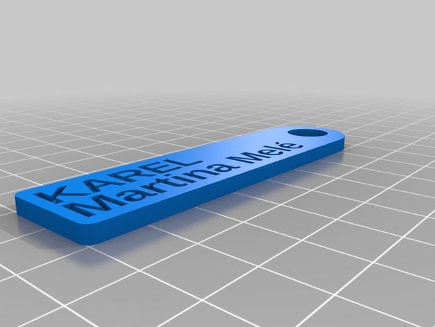 martina mel karel organization customized 3D print model - Mito3D