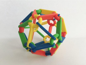 clip-on-Bausteine Bau-Spielzeug Bau modular puzzle - Spielzeug 3d print model - Mito3D