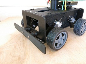 Hüpfer vorne hinten Kontakt Stoßstangen in der Robotik 3d print model - Mito3D