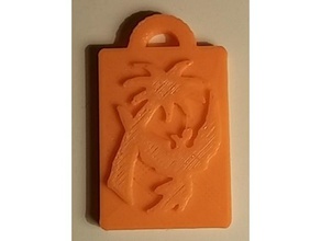 llavero ies el palmeral orihuela alicante Spanien Schlüsselanhänger Vogel key chain Baum 3d print model - Mito3D